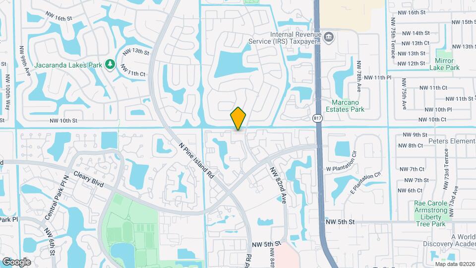 8517 NW 9th Pl Map and Location Details