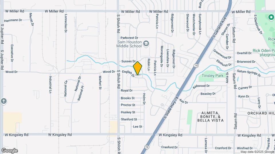 2317 English Dr Map and Location Details