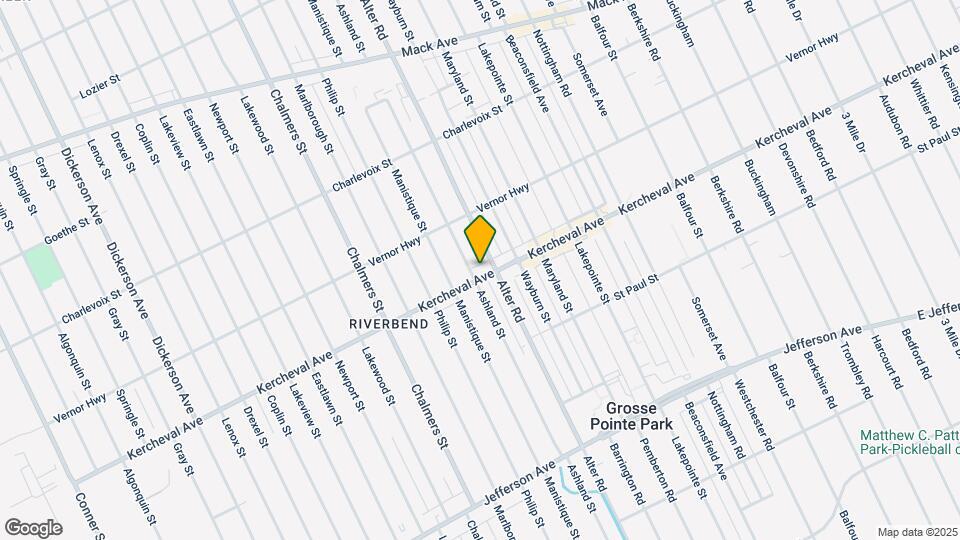 14841 Kercheval St Map and Location Details