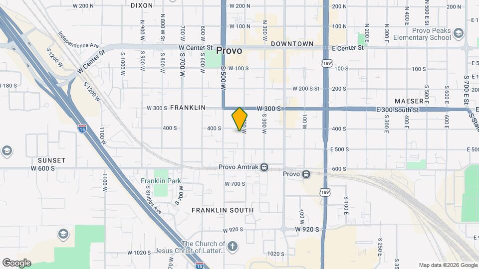 428 S 400 W Map and Location Details