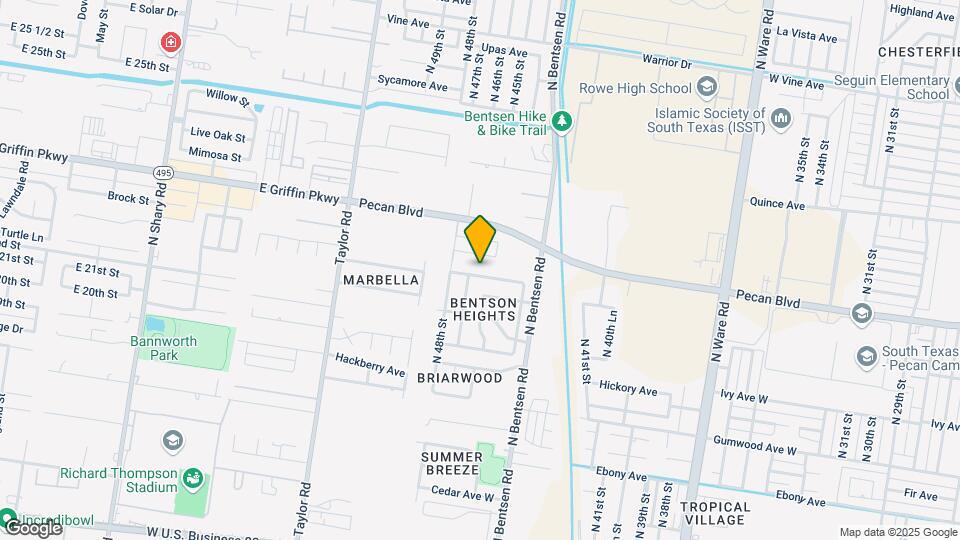 4612 W Maple Ave Map and Location Details