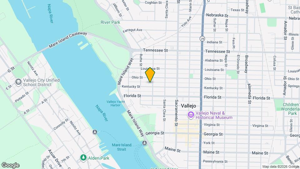 240 Kentucky St Map and Location Details