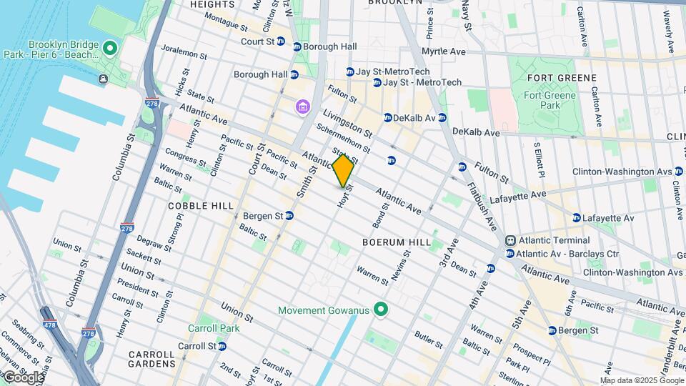 110 Hoyt St Mapa y Detalles de la Ubicación