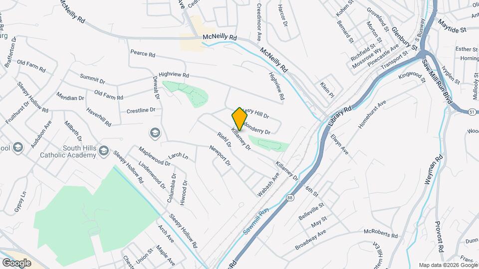 809 Killarney Dr Map and Location Details