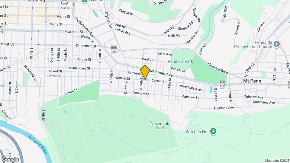 1618 Cotton St Map and Location Details