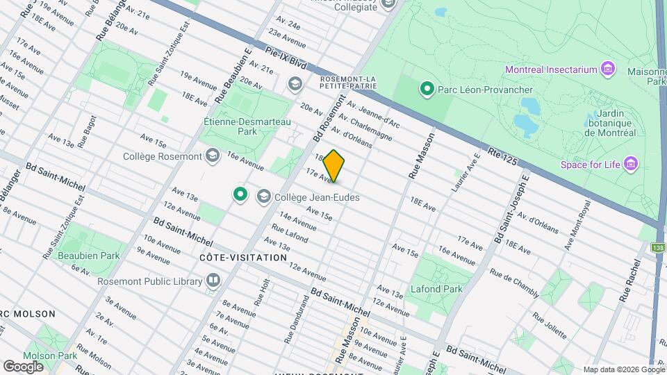 5650 17E Av Map and Location Details