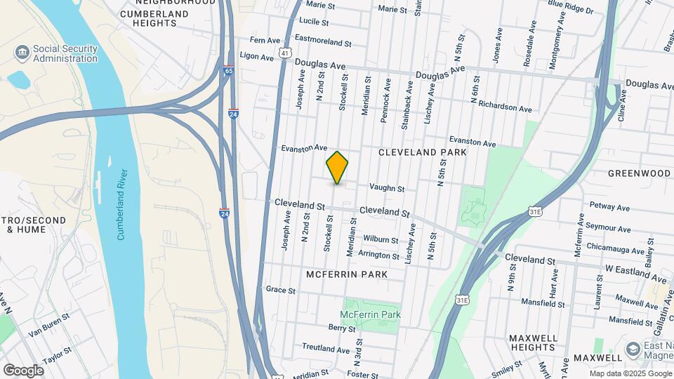 913 Stockell St Map and Location Details