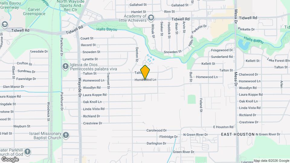 8238 Homewood Ln Map and Location Details