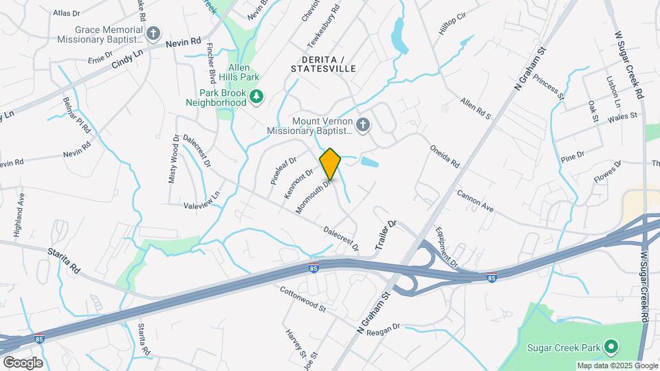 4736 Monmouth Dr Map and Location Details