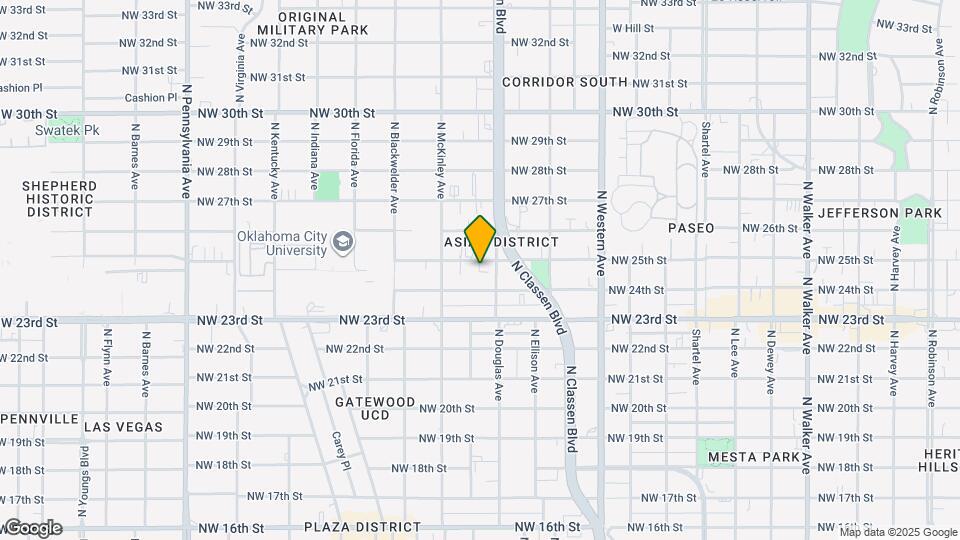 1410 NW 25th St Map and Location Details