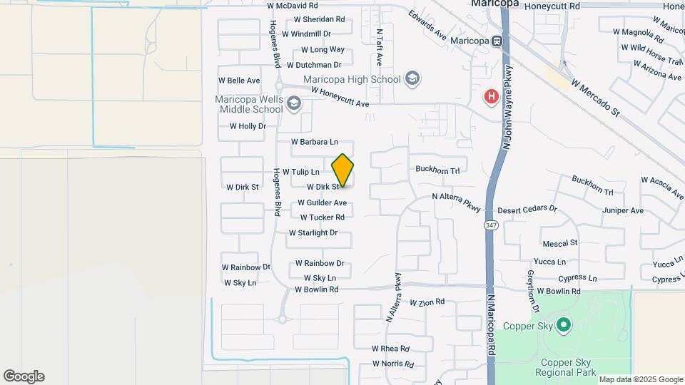 45511 W Dirk St Map and Location Details