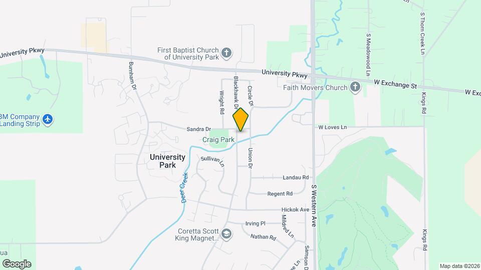 803 Blackhawk Dr Map and Location Details