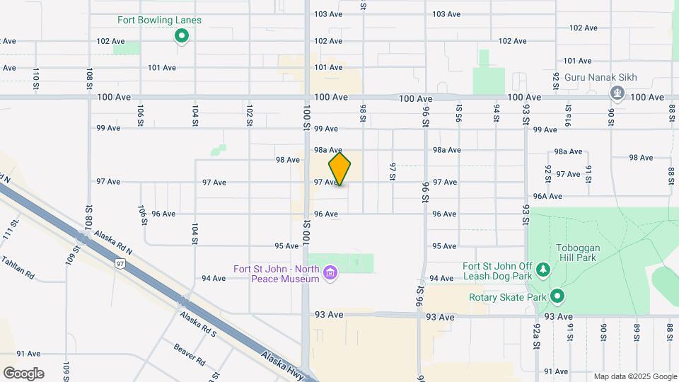 9827 97 Ave Map and Location Details