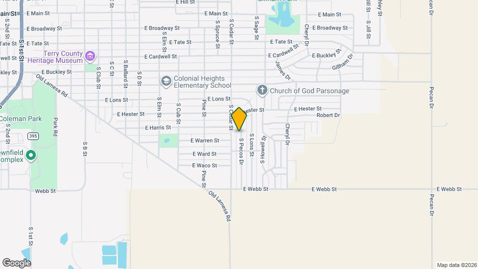 905 S Pecos Dr Map and Location Details