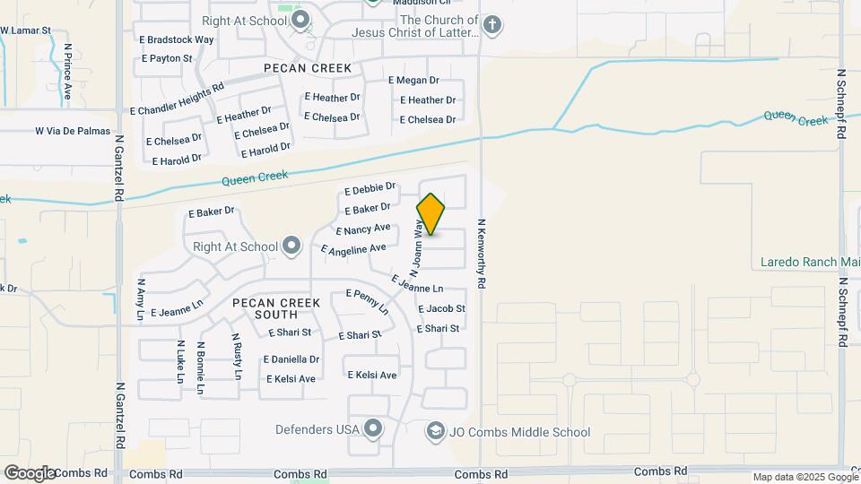 1632 E Angeline Ave Map and Location Details