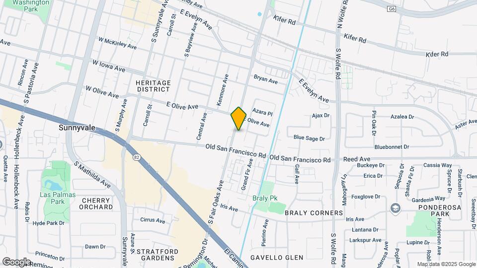 548 S Fair Oaks Ave Mapa y Detalles de la Ubicación