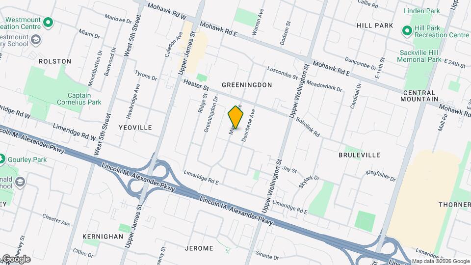 137 Manning Ave Map and Location Details