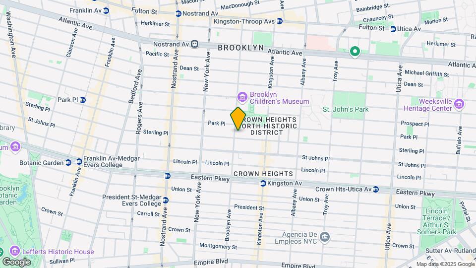 215 Brooklyn Ave Map and Location Details