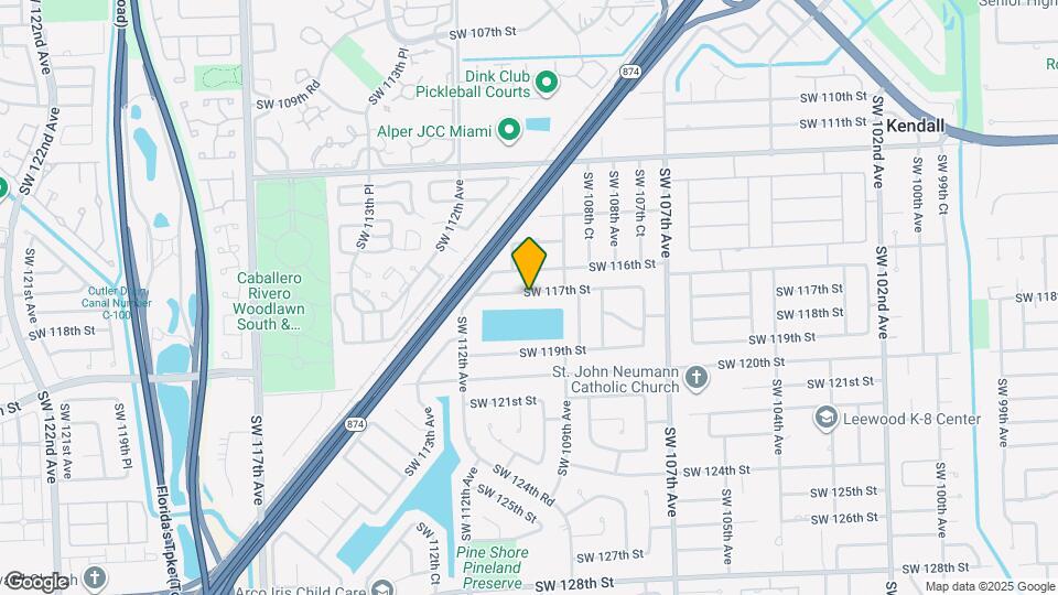 10962 SW 117th St Map and Location Details