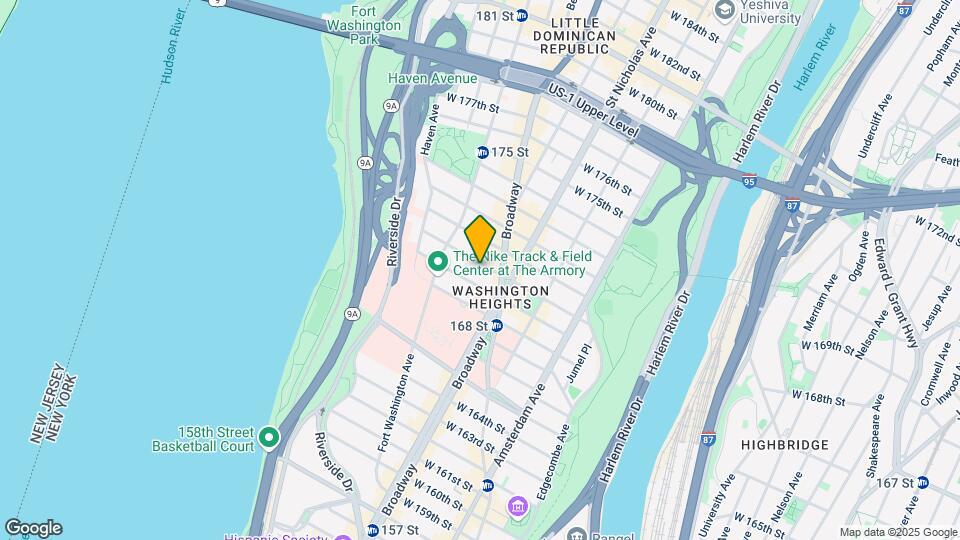 620 W 170th St Map and Location Details