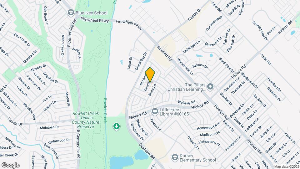 7122 Deerfield Dr Map and Location Details