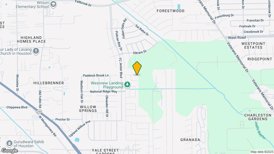 2607 Amber Thicket Ct Map and Location Details
