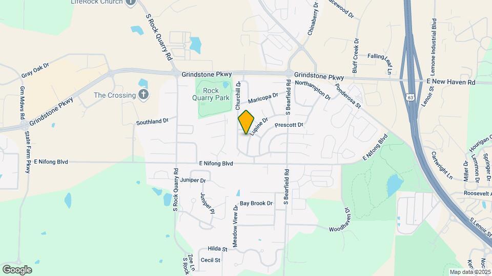 3703 Lupine Dr Map and Location Details