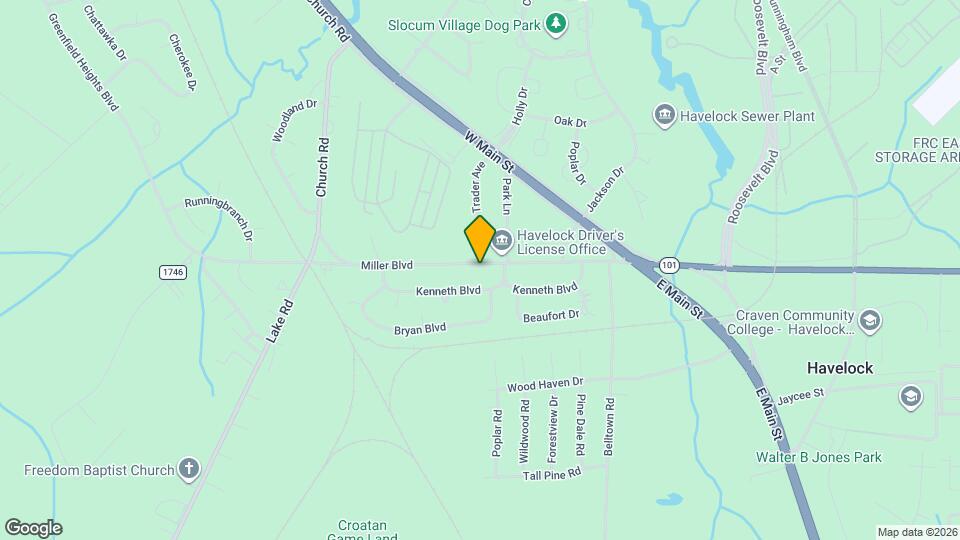 305 Miller Blvd Map and Location Details