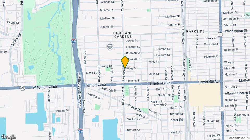 2552 Wiley St Map and Location Details