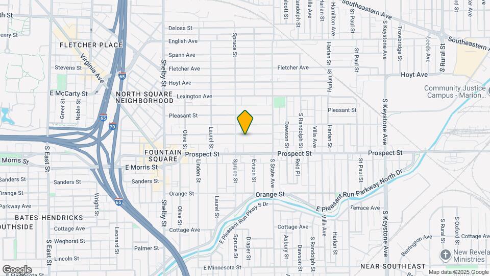 1519 Woodlawn Ave Map and Location Details