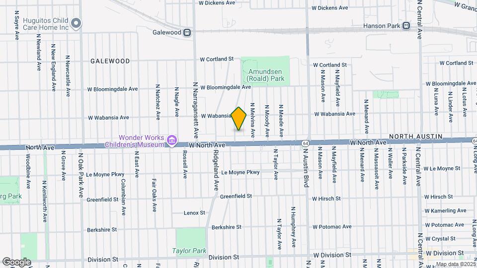 1619 N Merrimac Ave, Unit 1 Mapa y Detalles de la Ubicación
