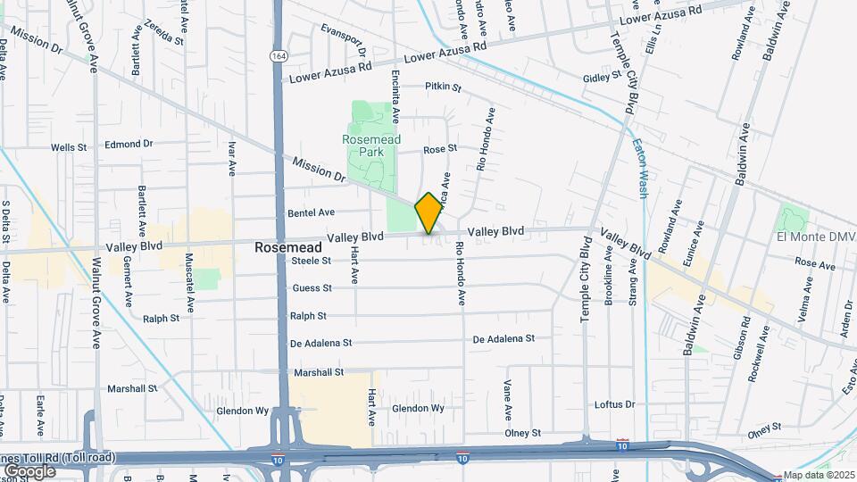 9330-9338 Valley Blvd Mapa y Detalles de la Ubicación