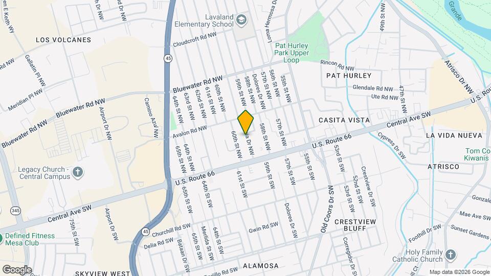 221 Estancia Dr NW Map and Location Details