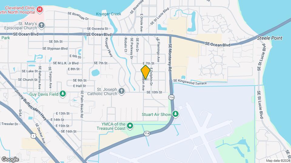 901 E Madison Ave Map and Location Details