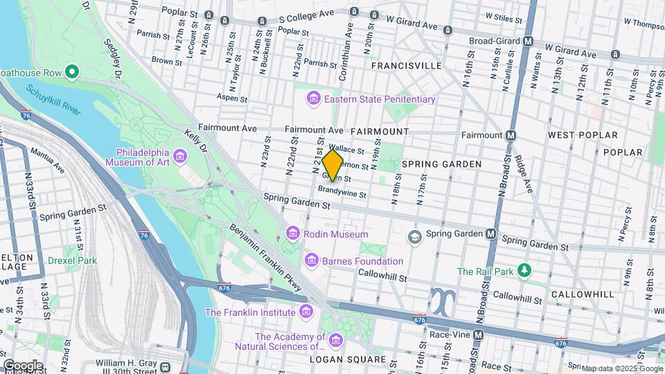 2023 Brandywine St, Unit 2023 Brandywine St Apt 1 Map and Location Details