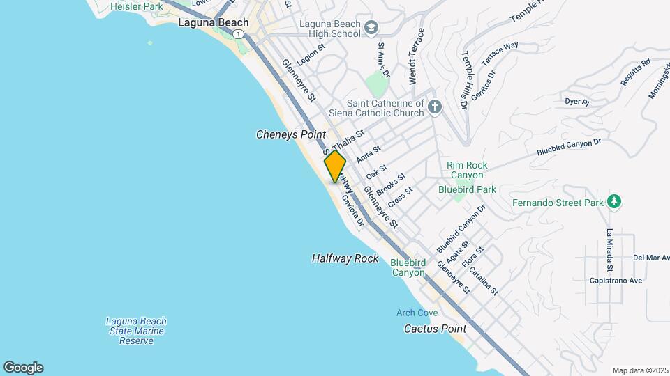 1051 Gaviota Dr Map and Location Details
