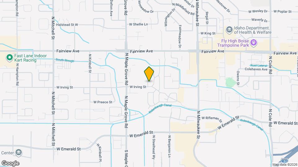 1234 N Arrow Ln Map and Location Details