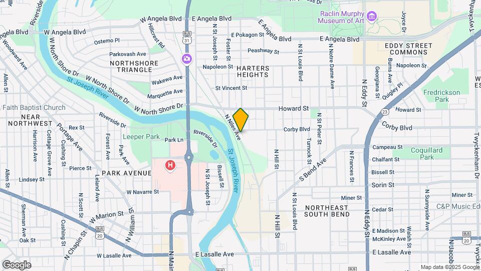 820 Niles Ave Mapa y Detalles de la Ubicación