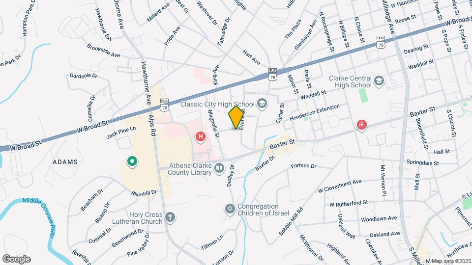 120 Rose St Map and Location Details