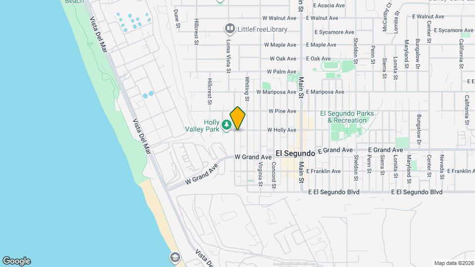 358 Loma Vista St Map and Location Details