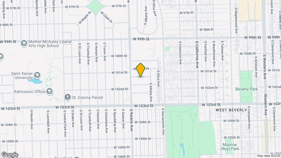 3133 W 101st St Map and Location Details