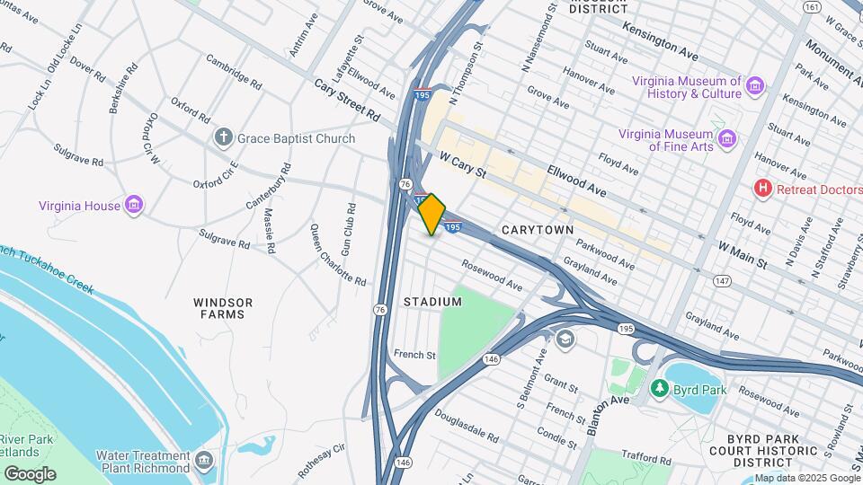 3500 Rosewood Ave Map and Location Details