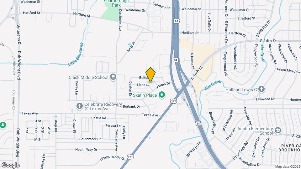 5226 Llano St Map and Location Details
