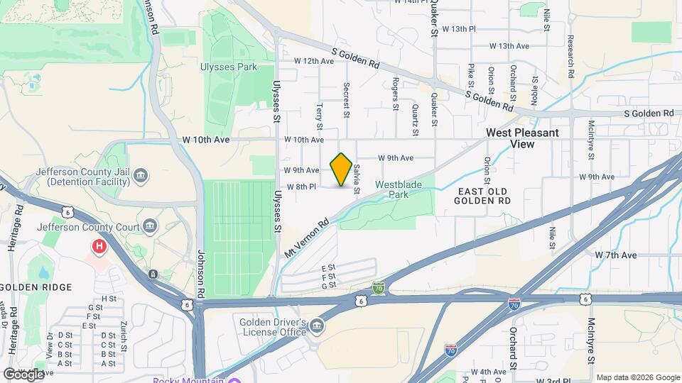 16896 W 8th Pl Map and Location Details