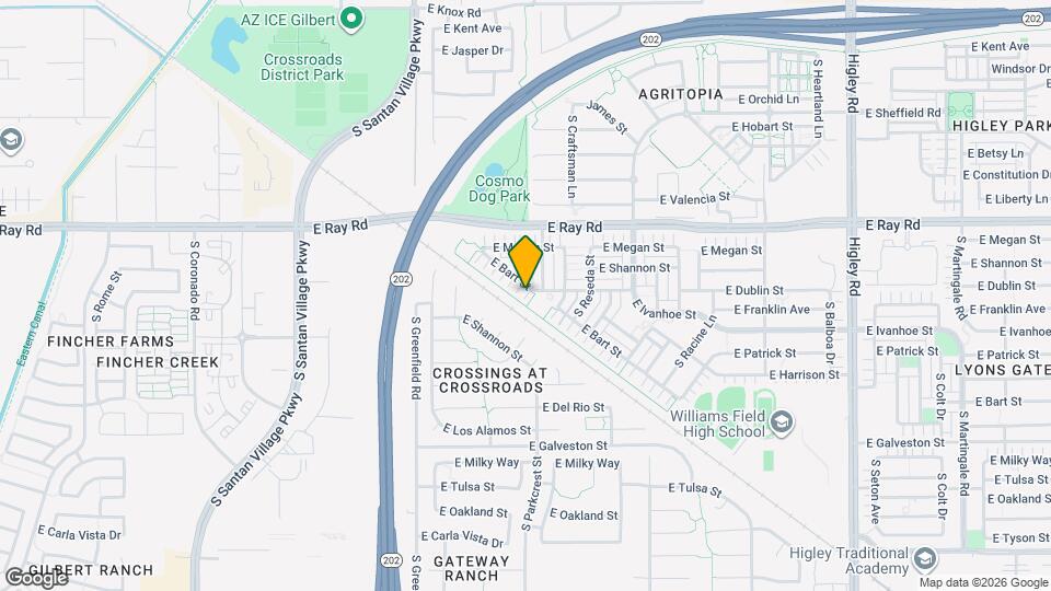 2611 E Bart St Map and Location Details