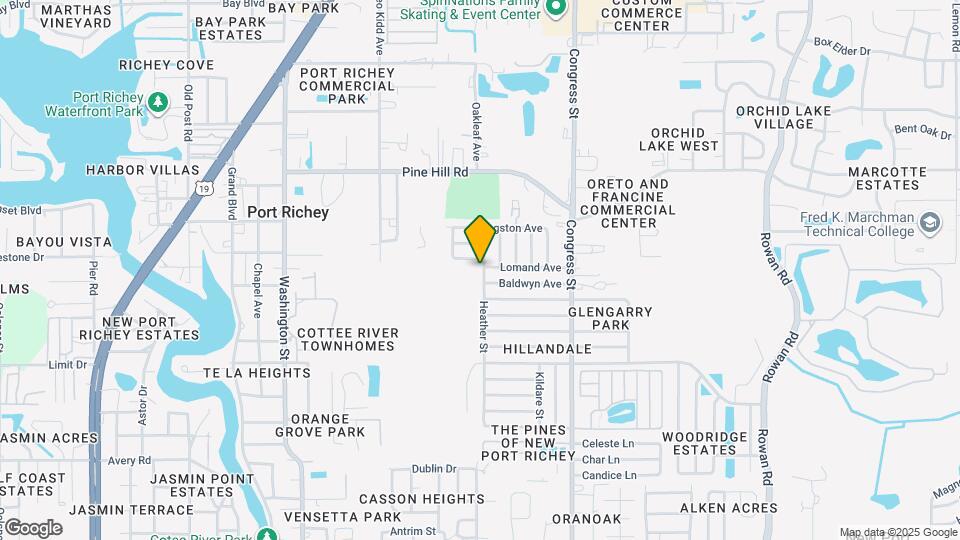 7721 Heather St Map and Location Details