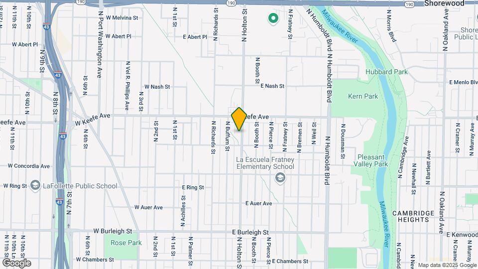 3431 N Holton St Map and Location Details