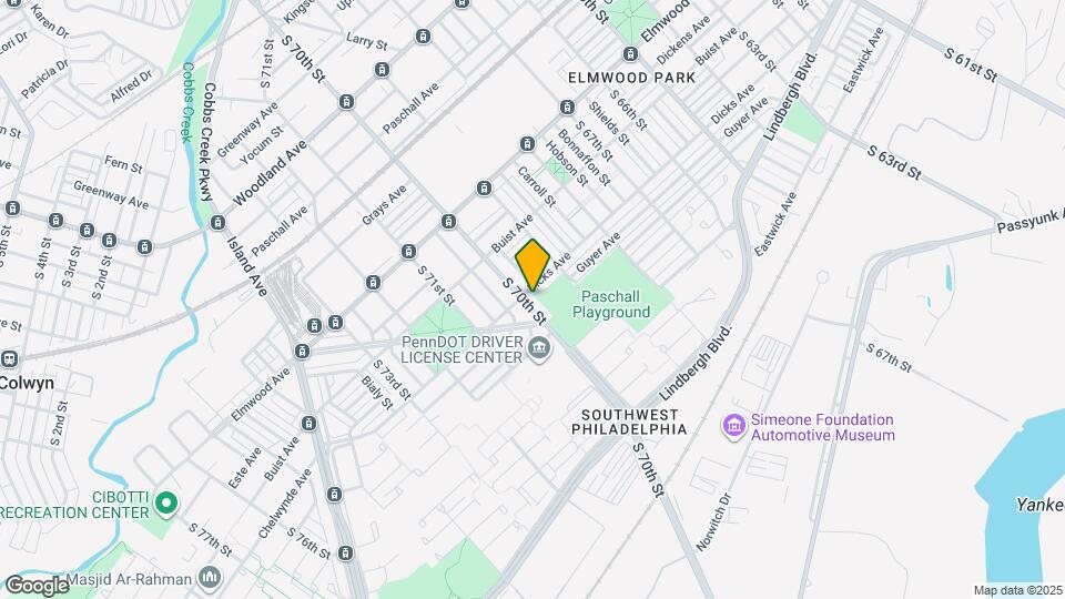 2709 S 70th St Map and Location Details