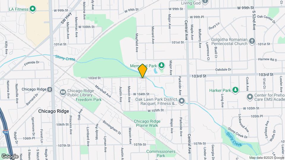 5825 W 103rd St Map and Location Details