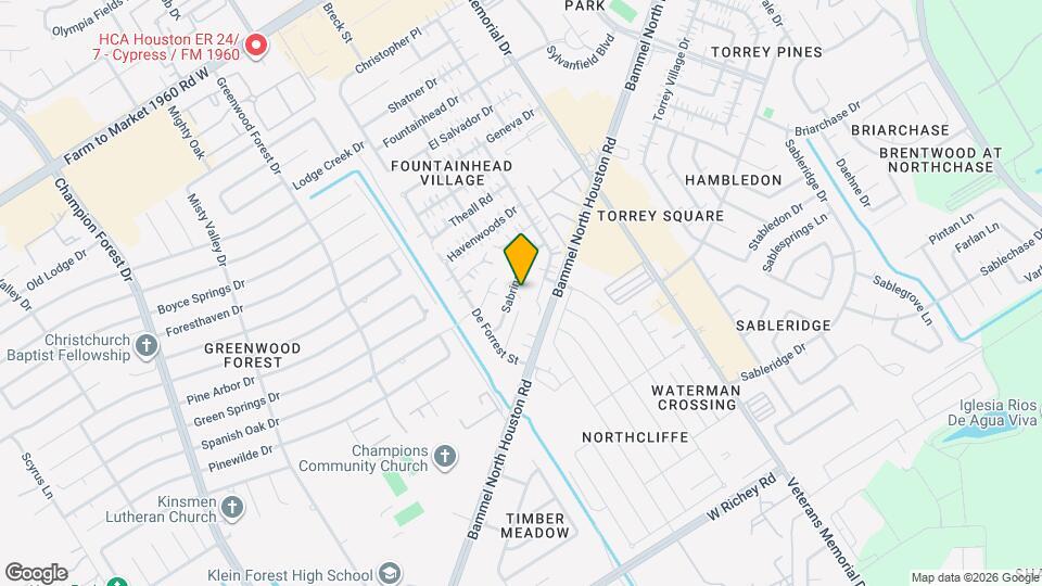 4743 Sabrina Dr Map and Location Details